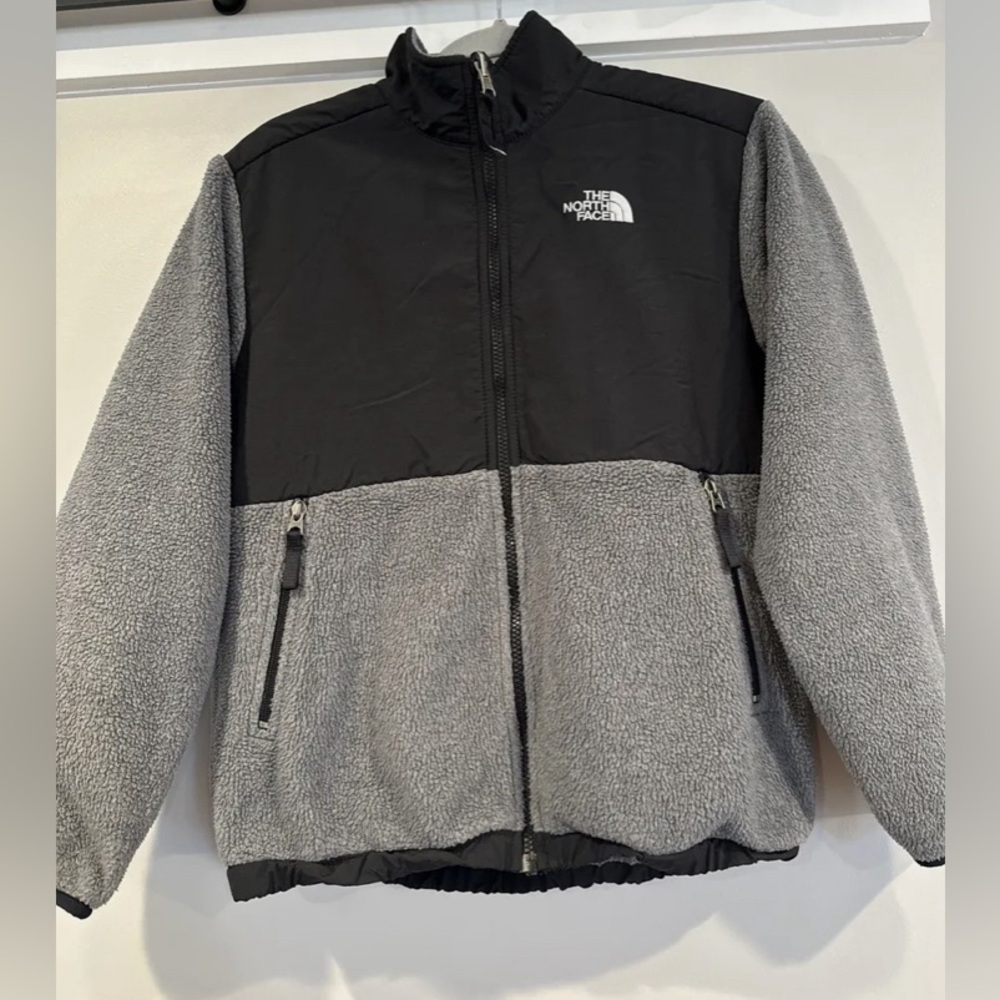 The North Face Denali Black Fleece Jacket Youth Full Zip Size Youth Extra Large